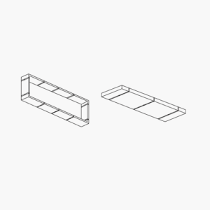 Flat packing ways of free standing cabinet